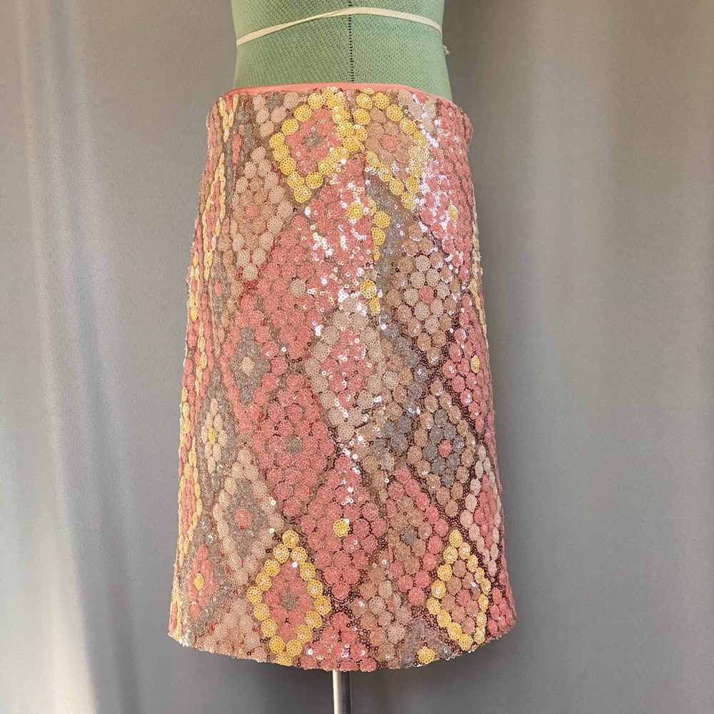 Nwot Caroline Constas Diamond Pattern Sequin Mini… - image 8